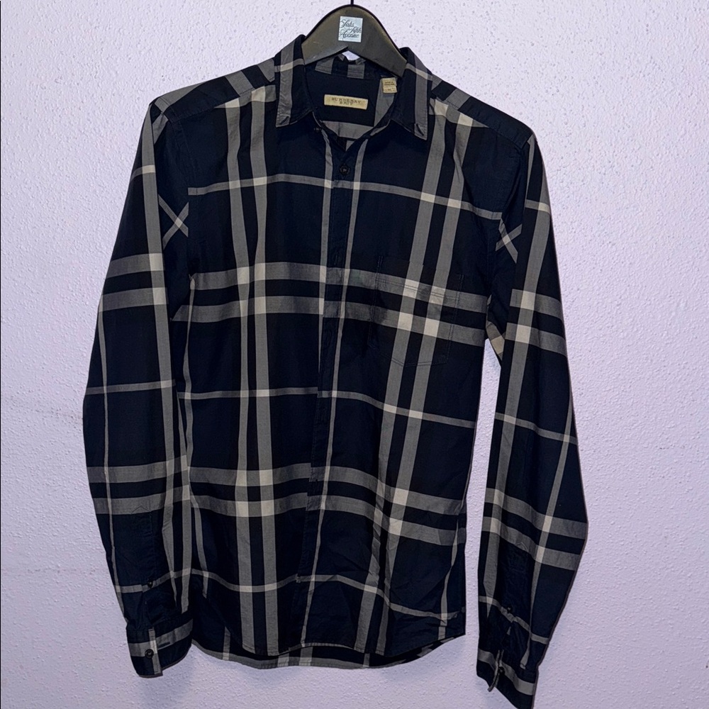 Burberry Brit Navy Nova Check LS Small